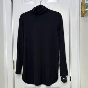 J. Jill Black Long Sleeve Tunic Top